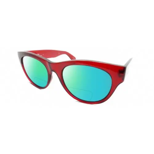 Sophisticate-imm Womens Polarized Bifocal Sunglass Crystal Red 54mm Green Mirror by Smith Optics