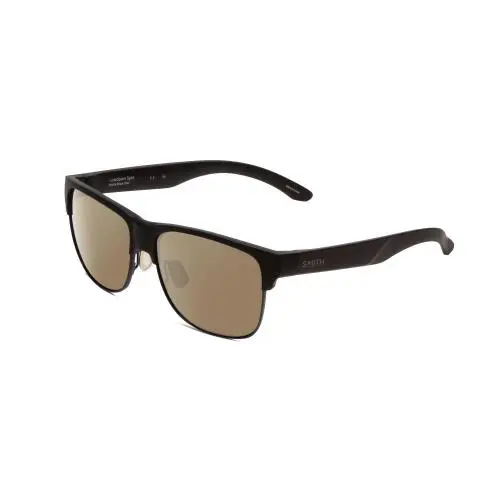 Smith Lowdown Split Unisex Classic Polarized Sunglasses in Black 56 mm 4 Options Amber Brown Polar by Smith Optics