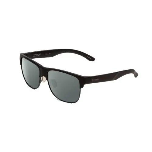 Smith Lowdown Split Unisex Classic Polarized Sunglasses in Black 56 mm 4 Options Smoke Grey Polar by Smith Optics
