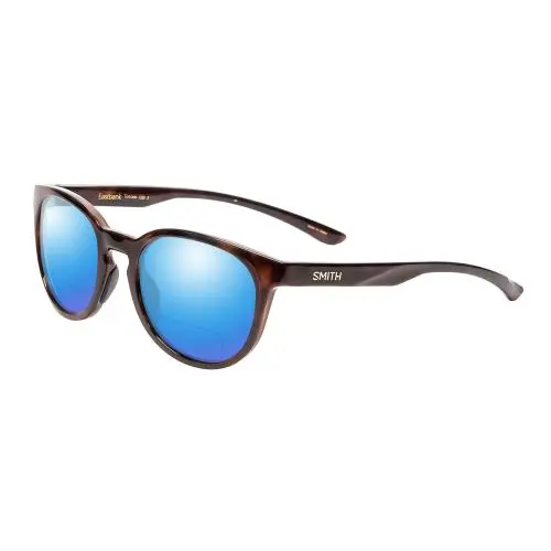 Smith Eastbank Round Polarized Bi-focal Sunglasses in Tortoise Brown Gold 52 mm Blue Mirror by Smith Optics