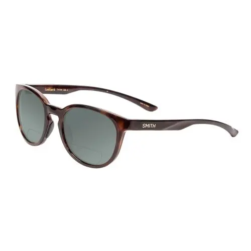 Smith Eastbank Unisex Polarized Bi-focal Sunglasses in Tortoise Brown Gold 52 mm Grey by Smith Optics