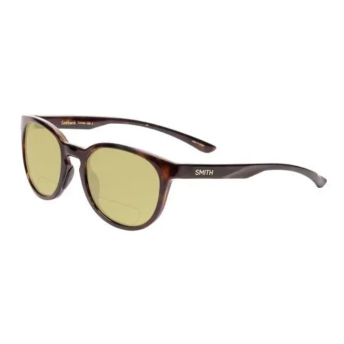 Smith Eastbank Unisex Polarized Bi-focal Sunglasses in Tortoise Brown Gold 52 mm Yellow by Smith Optics
