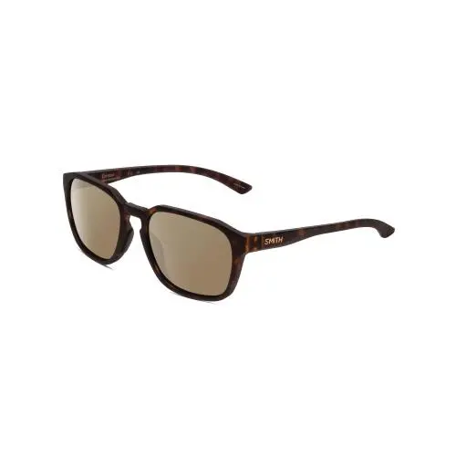 Smith Contour Unisex Square Polarized Sunglasses in Tortoise Gold 56mm 4 Options Amber Brown Polar by Smith Optics