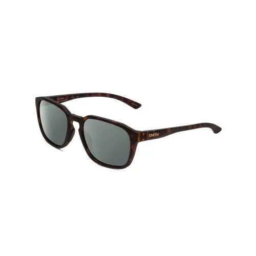 Smith Contour Unisex Square Polarized Sunglasses in Tortoise Gold 56mm 4 Options Smoke Grey Polar by Smith Optics