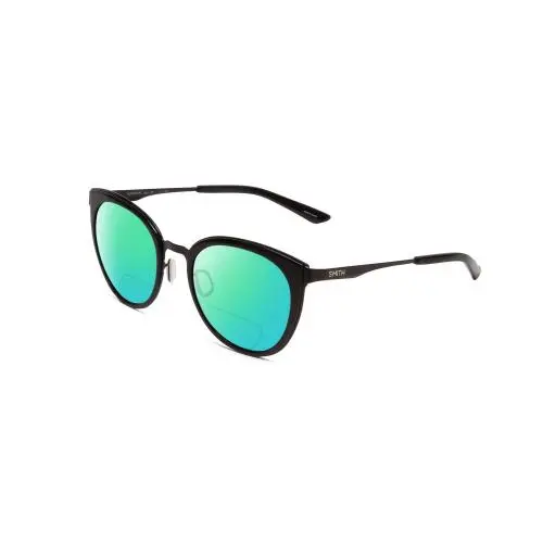Smith Somerset Women Cateye Polarized Bi-focal Black Sunglasses 53 mm 41 Options Green Mirror by Smith Optics