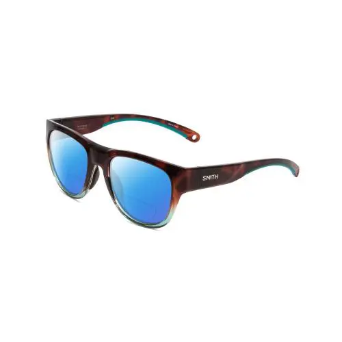 Smith Optic Rockaway Women Polarized Bi-focal Sunglasses Tortoise 52mm 41 Option Blue Mirror by Smith Optics