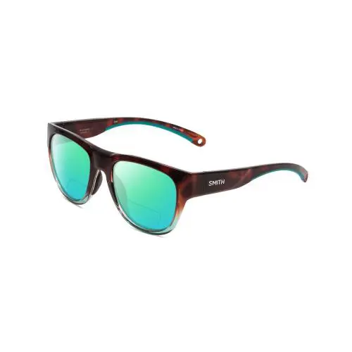 Smith Optic Rockaway Women Polarized Bi-focal Sunglasses Tortoise 52mm 41 Option Green Mirror by Smith Optics