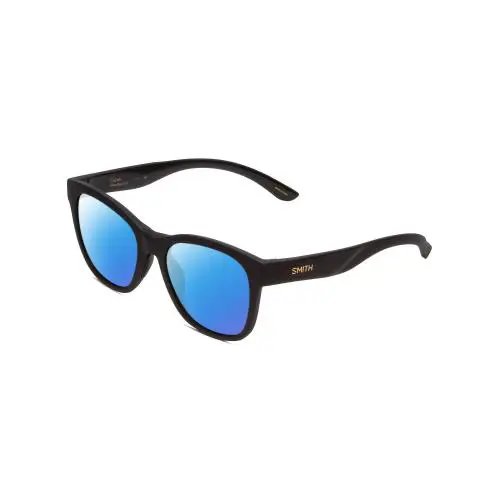 Smith Optics Caper Women Cateye Polarized Sunglasses Matte Black 53 mm 4 Options - Frame: Multicolor, Lens: Blue Mirror Polar