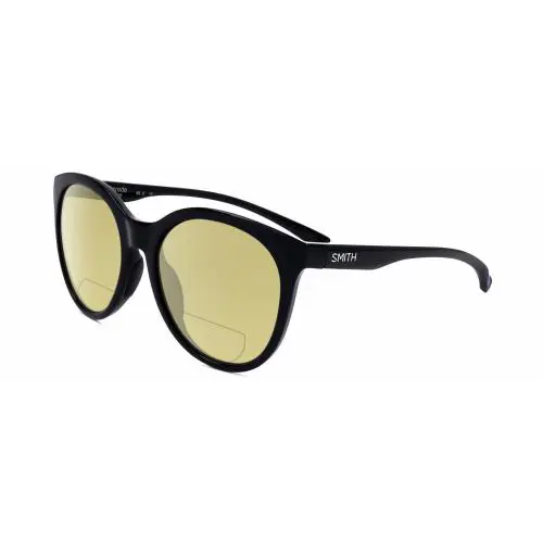 Bayside-807 Women Polarized Bifocal Sunglasses Black 54mm 41 Option Yellow by Smith Optics