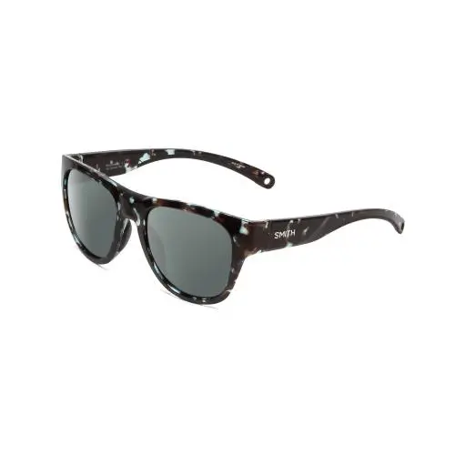 Smith Rockaway Women Cateye Polarized Sunglasses in Sky Tortoise 52 mm 4 Options Smoke Grey Polar by Smith Optics