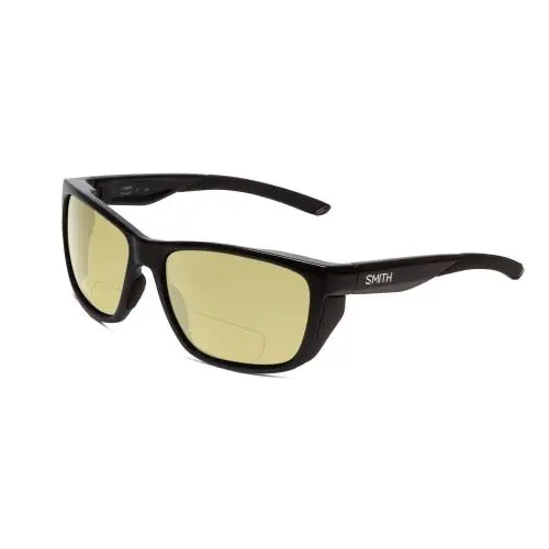 Smith Longfin Unisex Wrap 59mm Polarized Bi-focal Sunglasses in Black 41 Options Yellow by Smith Optics