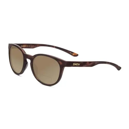 Smith Eastbank Polarized Bi-focal Sunglasses in Matte Tortoise Brown Gold 52 mm Brown by Smith Optics