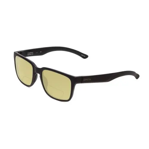 Smith Headliner Unisex Polarized Bi-focal Sunglasses 41 Options Matte Black 55mm Yellow by Smith Optics