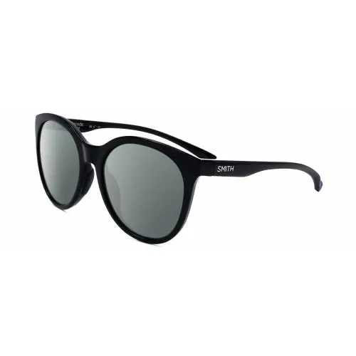 Smith Optics Bayside-807 Women Designer Polarized Sunglasses Black 54mm 4 Option - Frame: Multicolor, Lens: Smoke Grey Polar
