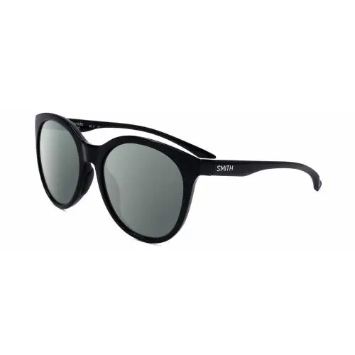 Bayside-807 Women Designer Polarized Sunglasses Black 54mm 4 Option Smoke Grey Polar by Smith Optics