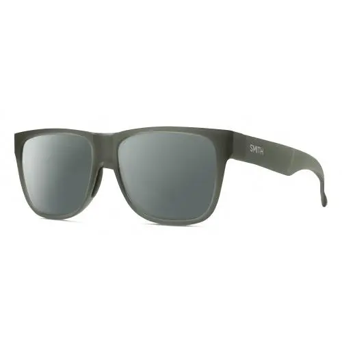 Lowdown 2 Unisex Polarized Sunglasses Matte Moss Crystal Green 55mm Smoke Grey Polar by Smith Optics