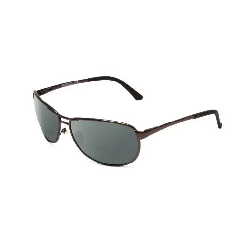 Smith Gray Man Elite Polarized Bi-focal Sunglasses Metal Silver 63 mm 41 Options Grey by Smith Optics