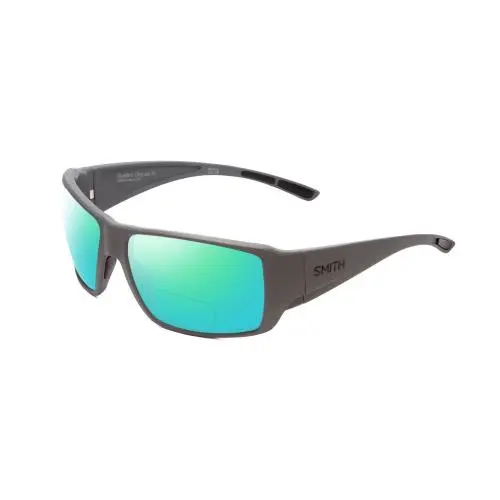 Smith Guides Choice Unisex Polarized Bi-focal Sunglasses 41 Options in Grey 63mm Green Mirror by Smith Optics