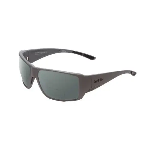 Smith Guides Choice Unisex Polarized Bi-focal Sunglasses 41 Options in Grey 63mm Grey by Smith Optics