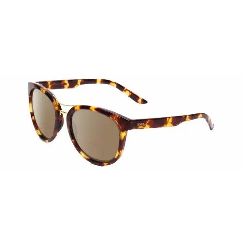 Bridgetown Women Polarize Bifocal Sunglass Tortoise Brown Gold 54mm Brown by Smith Optics