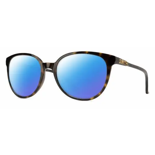 Smith Cheetah Cateye Polarized Sunglasses Alpine Tortoise Havana Brown Gold 54mm Blue Mirror Polar by Smith Optics