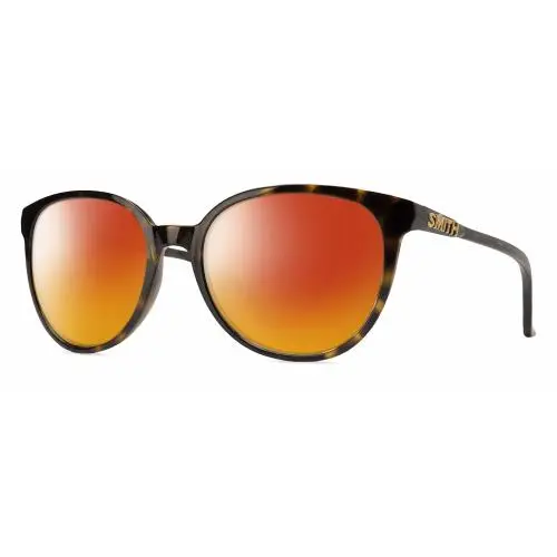 Smith Cheetah Cateye Polarized Sunglasses Alpine Tortoise Havana Brown Gold 54mm Red Mirror Polar by Smith Optics