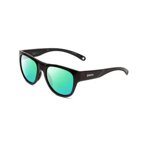 Smith Rockaway Women Cateye Polarized Bi-focal Sunglasses Black 52 mm 41 Options Green Mirror by Smith Optics