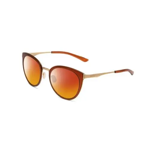 Smith Optic Somerset Ladies Cateye Polarized Sunglasses Amber 53mm 4 Lens Option Red Mirror Polar by Smith Optics