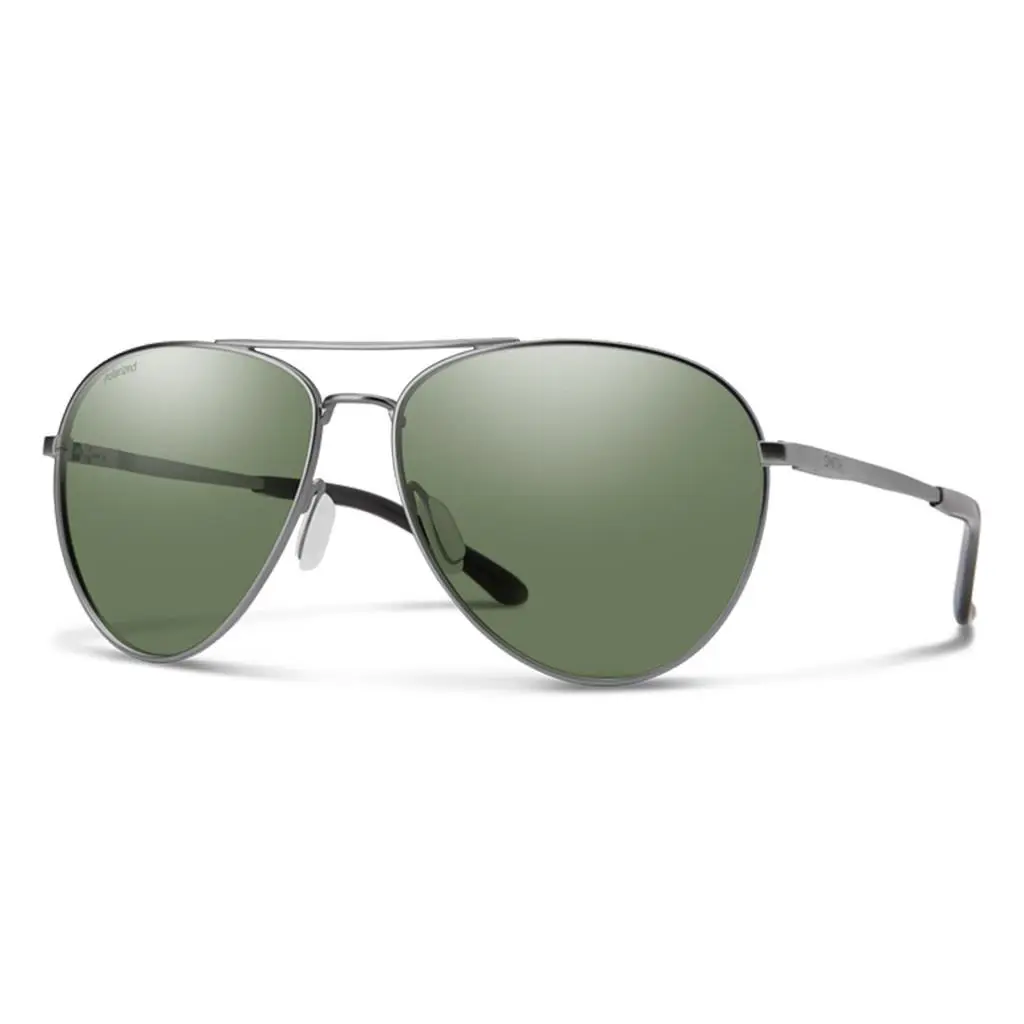 Smith Layback Sunglasses - Frame: Matte Dark Ruthenium
