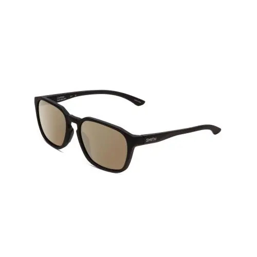 Smith Contour Square Unisex Polarized Sunglasses in Black 56mm Choose Lens Color Amber Brown Polar by Smith Optics