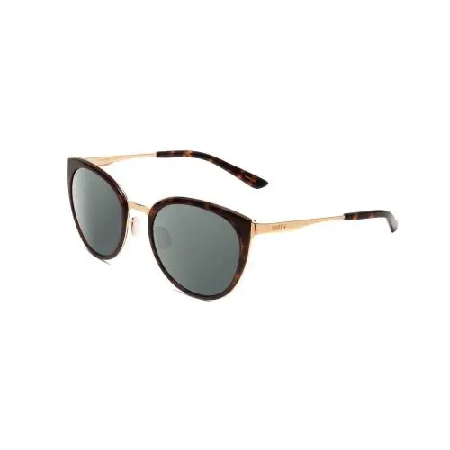 Somerset Ladies Cateye Polarized Sunglass Tortoise Havana Gold 53mm Smoke Grey Polar by Smith Optics