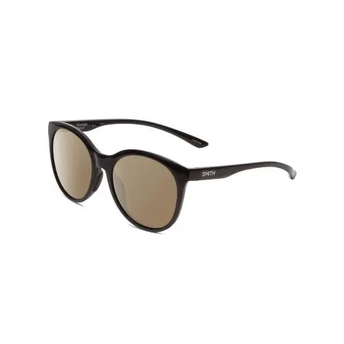 Smith Bayside Unisex Cateye Polarized Sunglasses in Black 54mm Choose Lens Color Amber Brown Polar by Smith Optics