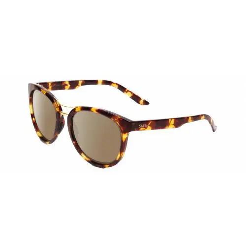 Bridgetown-MY3 Women Polarized Sunglasses Tortoise Havana Gold 54mm Amber Brown Polar by Smith Optics