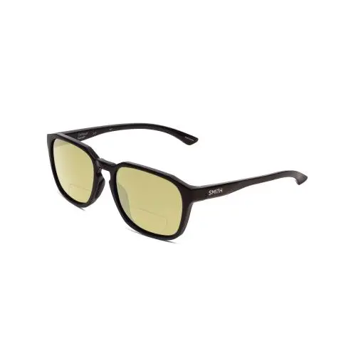 Smith Contour Unisex Square Polarized Bi-focal Sunglasses Black 56 mm 41 Options Yellow by Smith Optics
