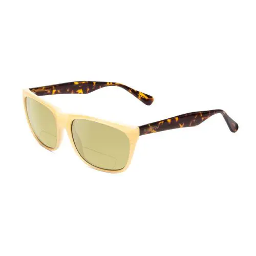 Smith Optic Tioga Polarized Bifocal Sunglasses in Horn Ivory Tortoise Brown 58mm Yellow by Smith Optics