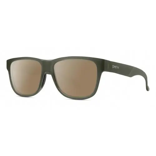 Lowdown Slim 2 Unisex Polarized Sunglasses Moss Crystal Green 53 mm Amber Brown Polar by Smith Optics