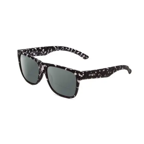 Smith Lowdown 2 Polarized Bi-focal Sunglasses in Black Tortoise 55 mm 41 Options Grey by Smith Optics
