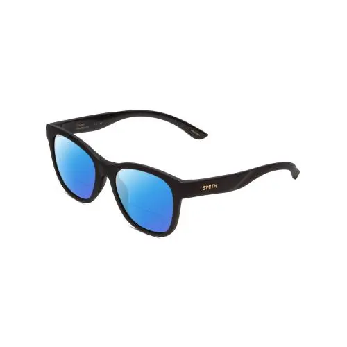 Smith Caper Women Cateye Polarized Bi-focal Sunglasses in Black 53 mm 41 Options Blue Mirror by Smith Optics