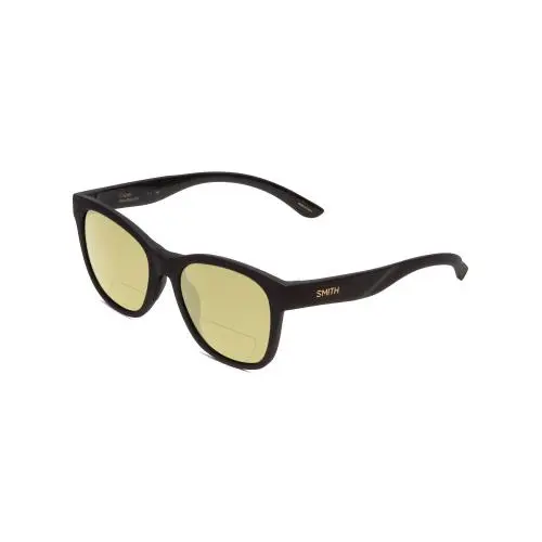 Smith Caper Women Cateye Polarized Bi-focal Sunglasses in Black 53 mm 41 Options Yellow by Smith Optics