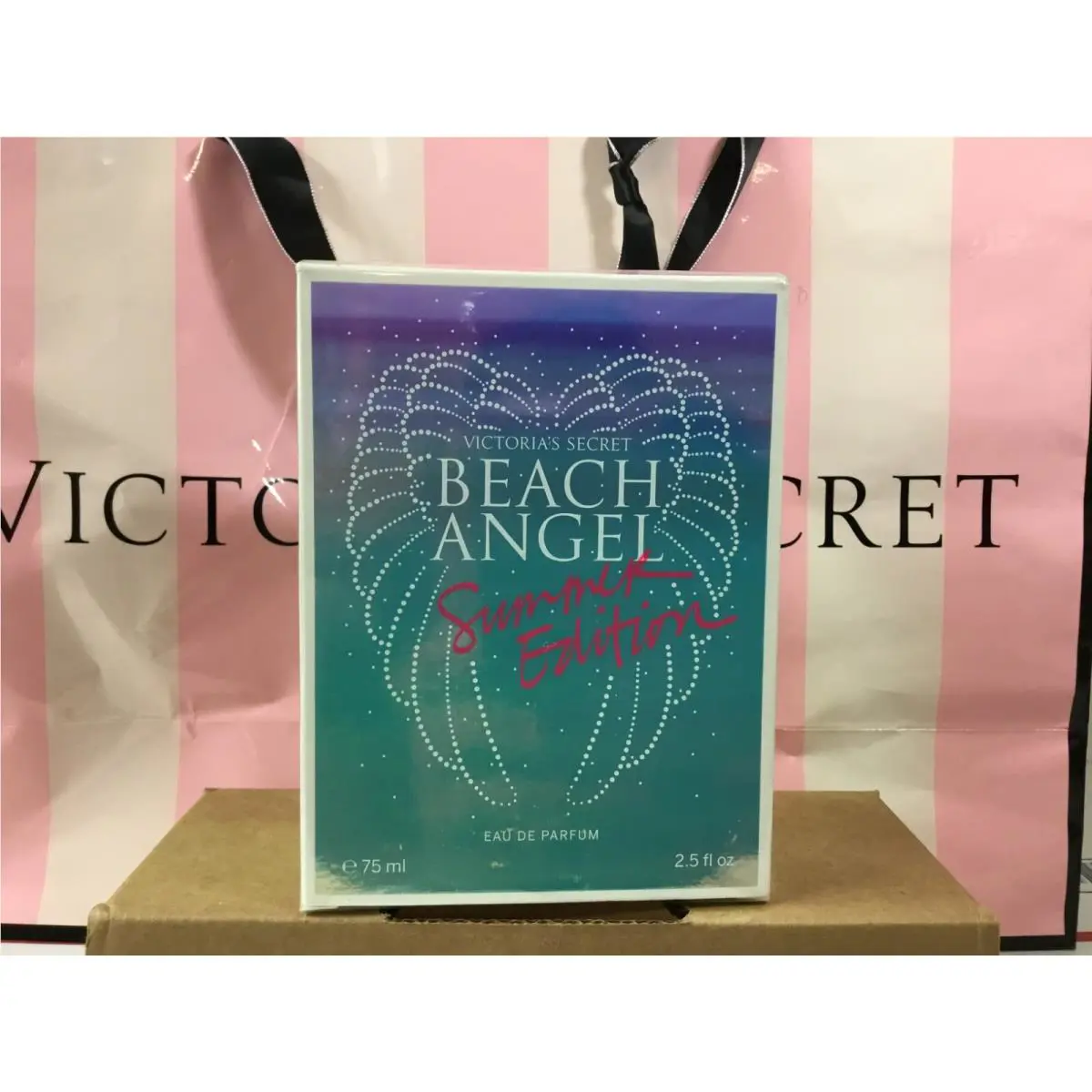 Victoria`s Secret Beach Angel Summer Edition Wings Eau DE Parfum Edp 2.5 OZ