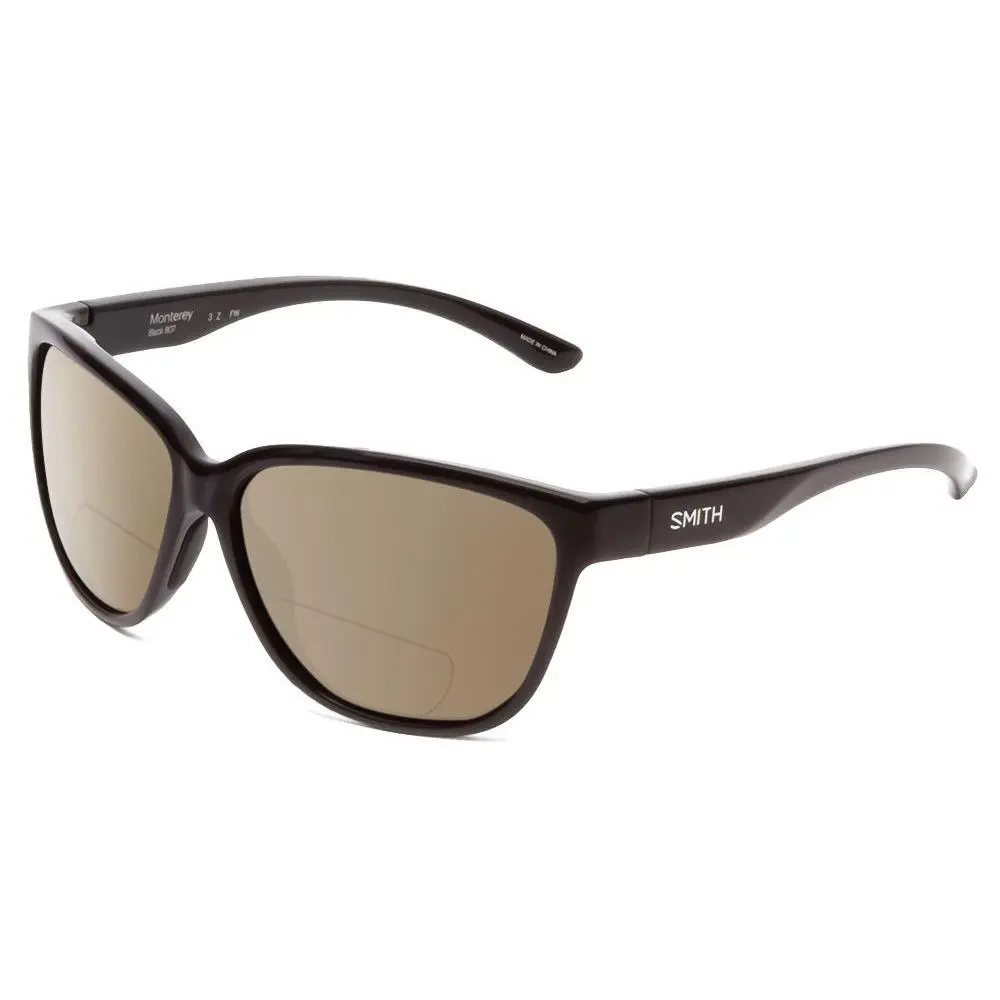 Smith Monterey Ladies Cateye Polarized Bi-focal Sunglasses Black 58mm 41 Options Brown by Smith Optics