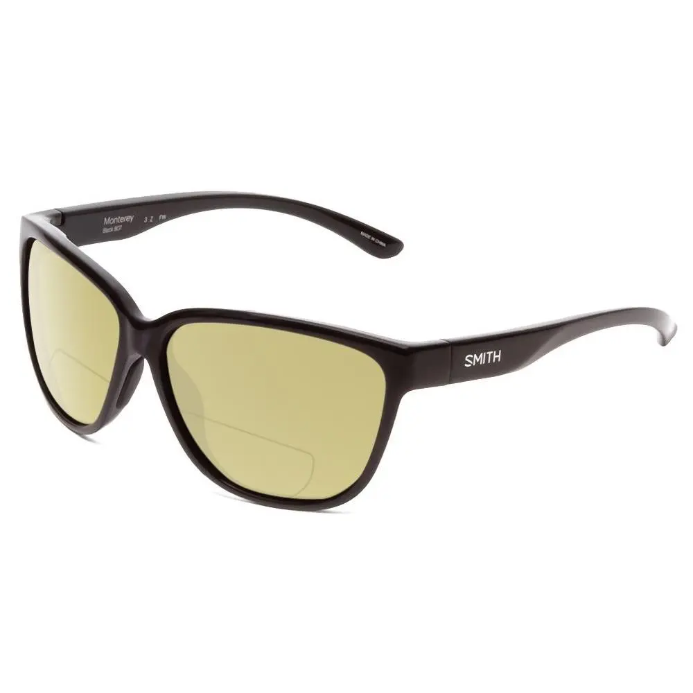 Smith Monterey Ladies Cateye Polarized Bi-focal Sunglasses Black 58mm 41 Options Yellow by Smith Optics