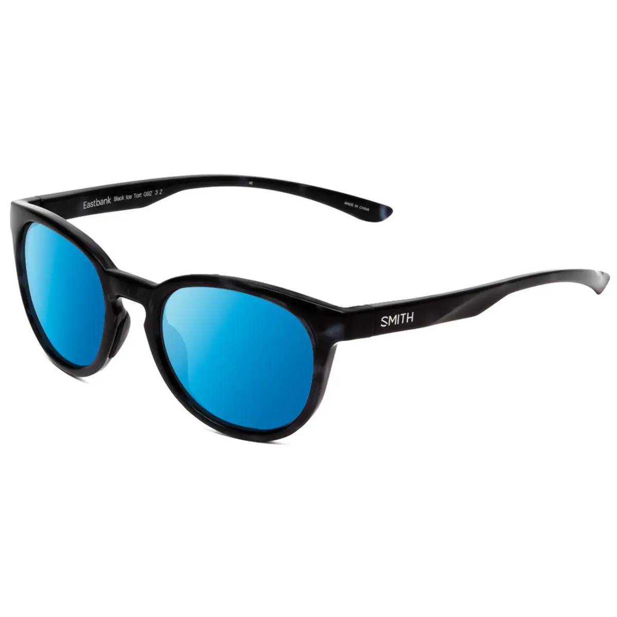 Smith Eastbank 716736249292 Unisex Sunglasses Chromapop Lenses - Frame: Black Tortoise, Lens: Gray Polarized/Blue Mirrored