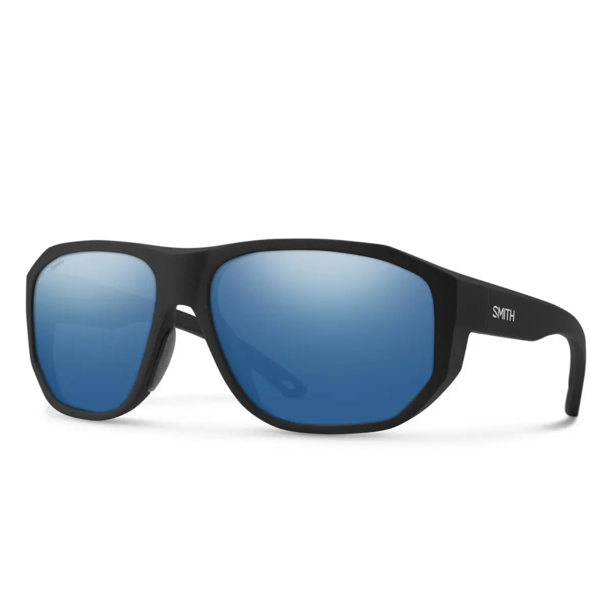 Smith Outrigger Polarized Sunglasses Matteblack Bluemirror
