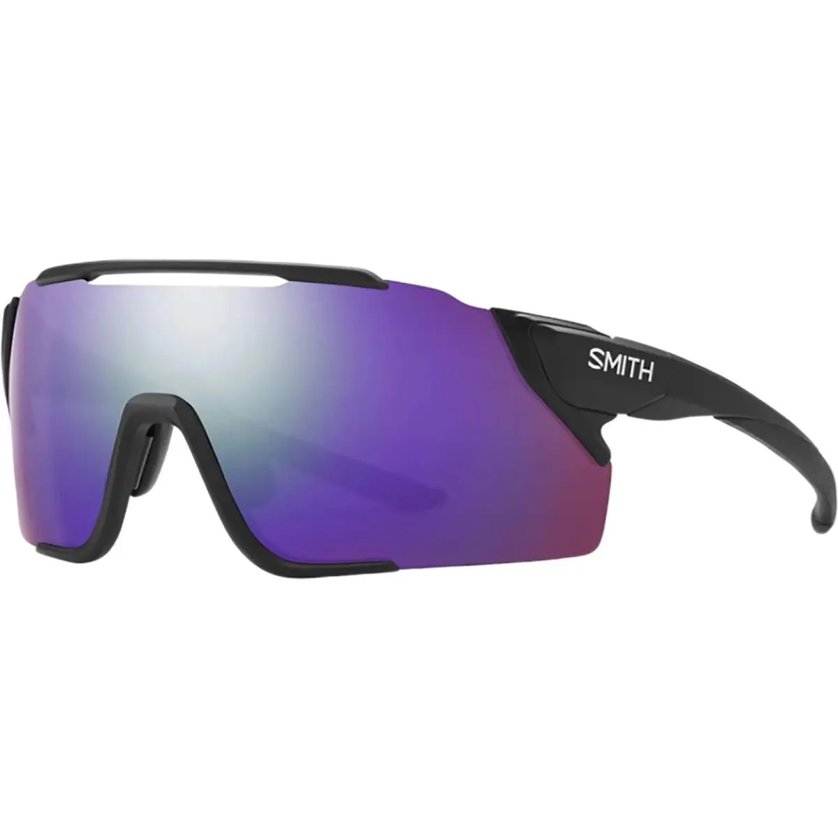 Smith Optics Adult Attack Mag Mtb Chromapop Matte Blk/violet One Size Sunglasses