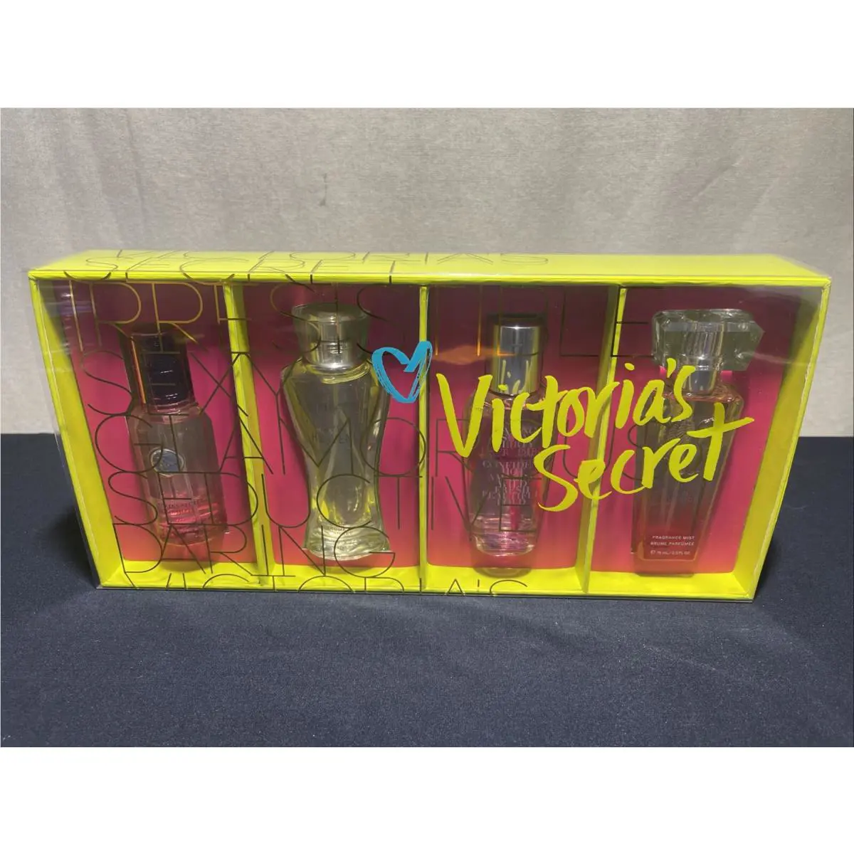 Victoria`s Secret Incredible Scented Mist 2.5 FL OZ Set Of 4 Retired
