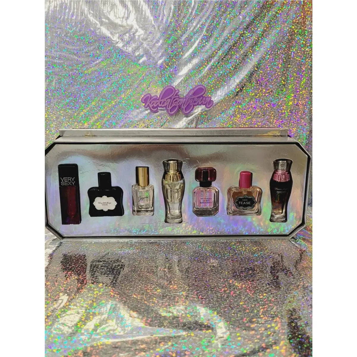 Victorias Secret 7 x 0.25 oz / 7.5 ml Mini Eau De Parfum Edp Gift Set Very Rare
