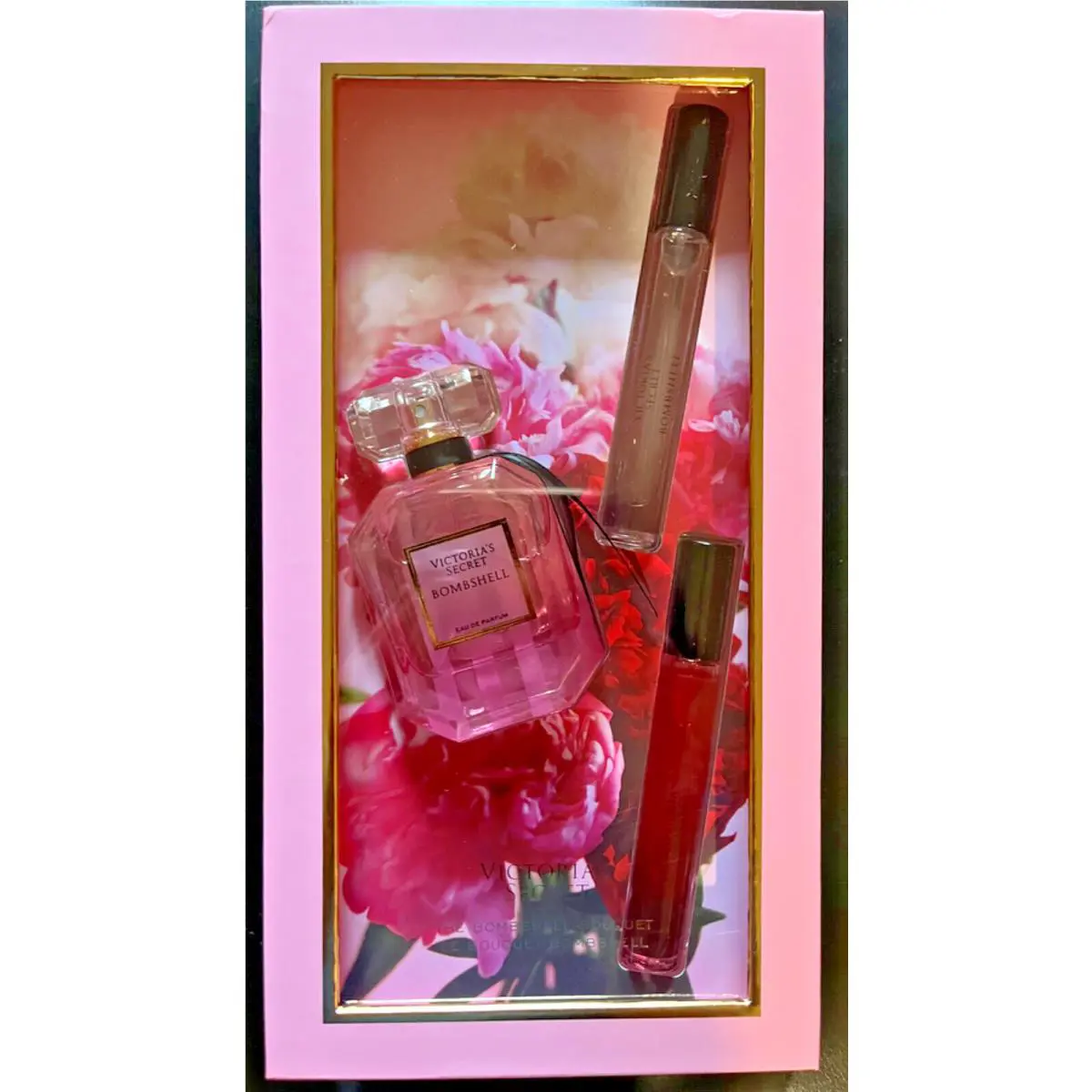 Victoria`s Secret Bombshell Bouquet Eau DE Parfum Bombshell 50ML + 2 Rollerball by Victoria's Secret