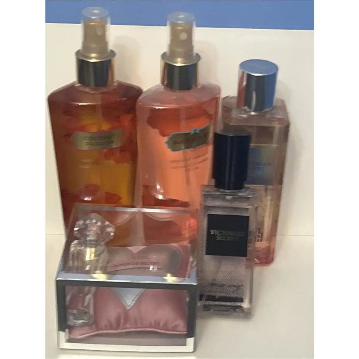 Victoria`s Secret Fragrance Mist Spray Retired Lot Of 5 Flirt Coconut Angel