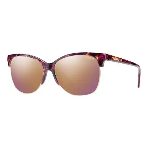 Smith Rebel WJ9/FN 58mm Womens Designer Sunglasses in Purple Red Marble Tortoise by Smith Optics